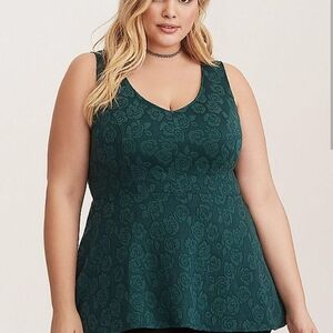 Rorrid Elegant Green Sleeveless Top